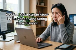 Kedutan mata kanan atas