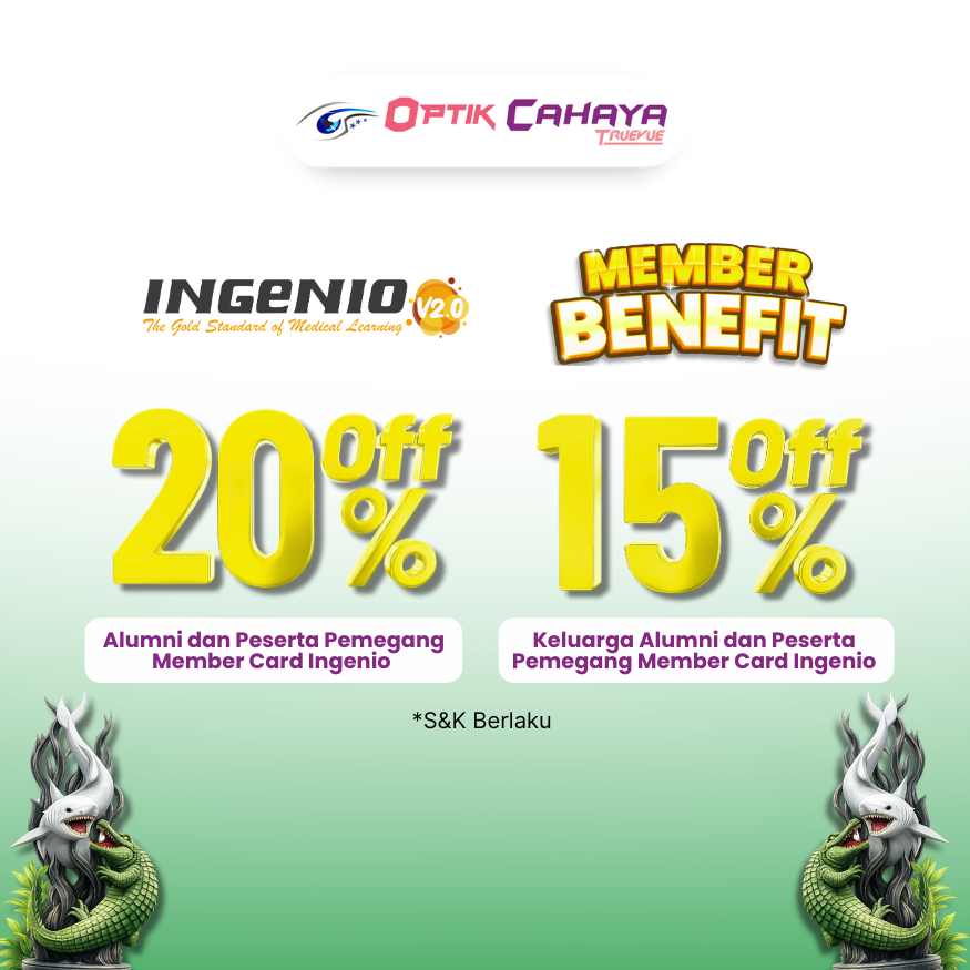 EXCLUSIVE MEMBER BENEFIT: INGENIO X OPTIK CAHAYA TRUEVUE!