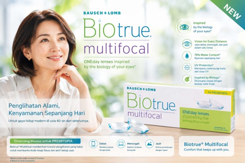 Softlens Biotrue Multifocal isi 30pcs