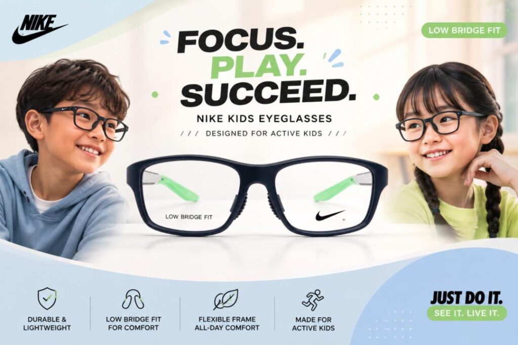 Frame Kacamata Anak Branded Nike 5023AF C003