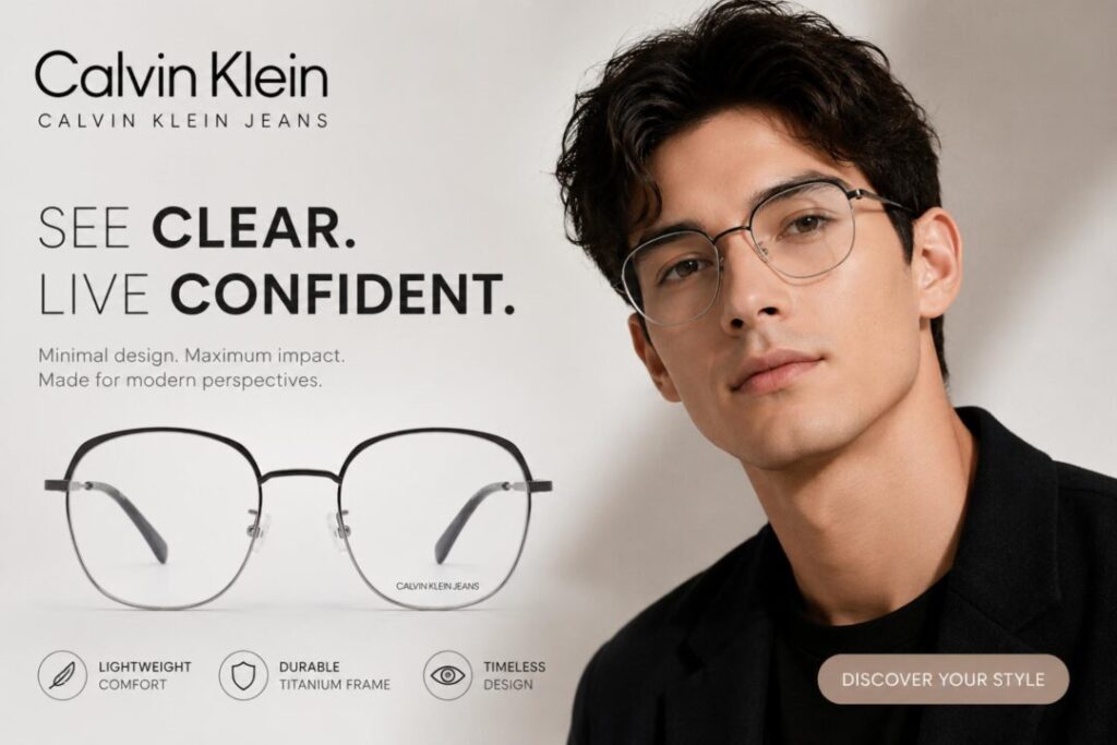 Frame Kacamata Branded Calvin Klein Jeans CK J20114A C201 Cover