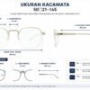 Frame Kacamata Branded Calvin Klein Jeans CK J23665 LB C970 Ukuran