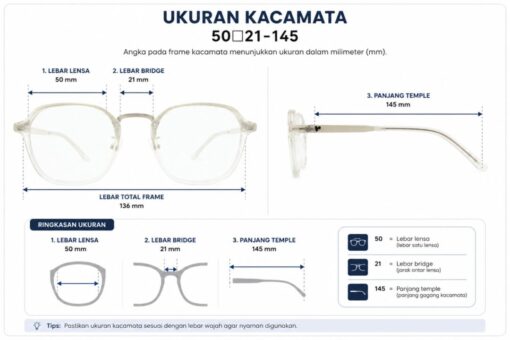 Frame Kacamata Branded Calvin Klein Jeans CK J23665 LB C970 Ukuran