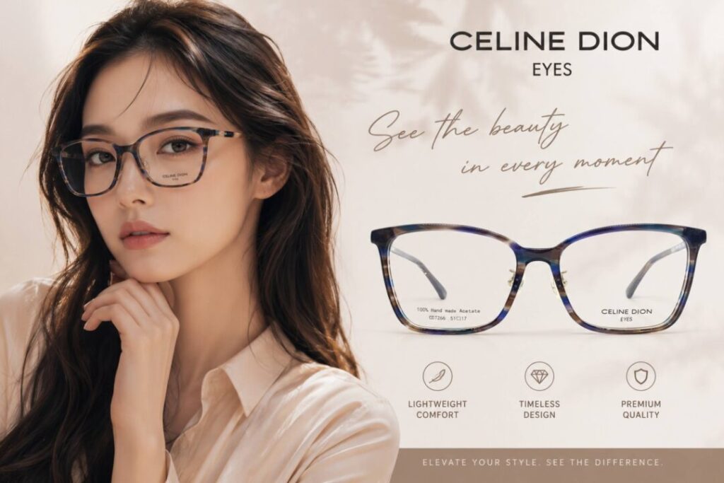 Frame Kacamata Branded Celine Dion CD7266 C45 Cover