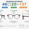 Frame Kacamata Branded Celine Dion Eyes CD7265 C53 Ukuran