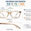 Frame Kacamata Branded Celine Dion Eyes CD7274 C60 Ukuran