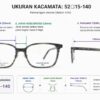 Frame Kacamata Branded Celine Dion Eyes CD7276 C90 Ukuran