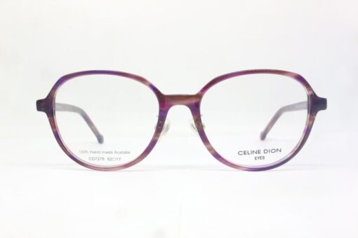 Frame Kacamata Branded Celine Dion Eyes CD7278 C68 Tampak Depan
