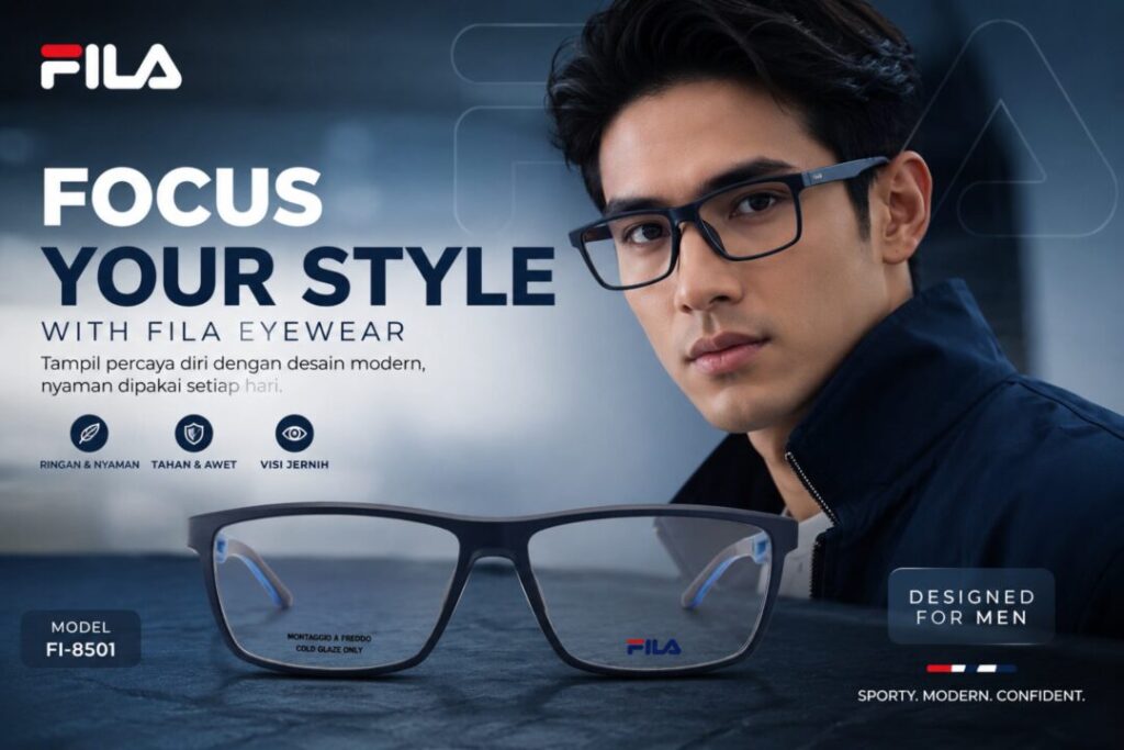 Frame Kacamata Branded Fila VFI874I CU28Y Cover