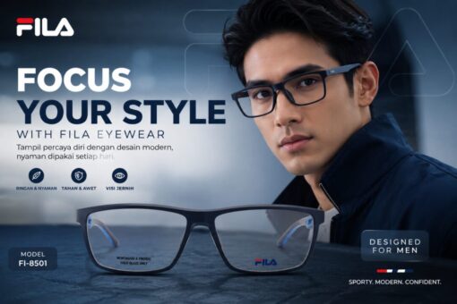 Frame Kacamata Branded Fila VFI874I CU28Y Cover