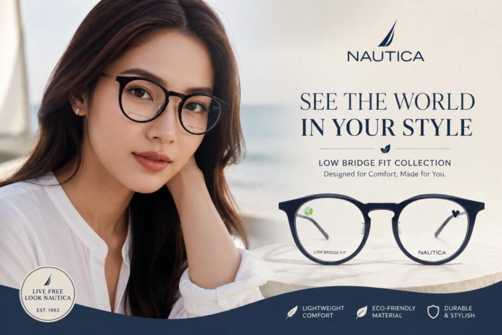 Frame Kacamata Branded Nautica N8001LB C001