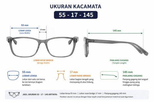 Frame Kacamata Branded RayBan RB 5315D 8268 Ukuran Frame