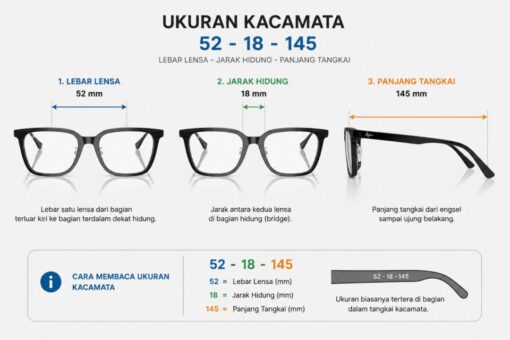 Frame Kacamata Branded RayBan RB 5442D 2000 Ukuran
