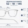 Frame Kacamata Branded RayBan RB 5442D 8415 Ukuran