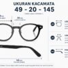 Frame Kacamata Branded RayBan RB 5443D 2000 Ukuran