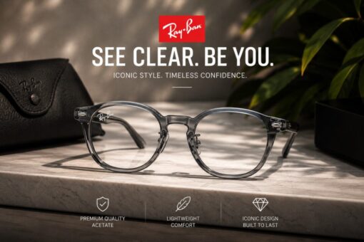 Frame Kacamata Branded RayBan RB 5443D 8268 Tampak Cover