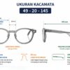 Frame Kacamata Branded RayBan RB 5443D 8268 Ukuran