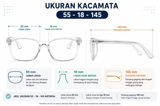Frame Kacamata Branded RayBan RB 7059D 2001 Ukuran