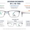 Frame Kacamata Branded TMatsuda TM 2126 C94 Ukuran