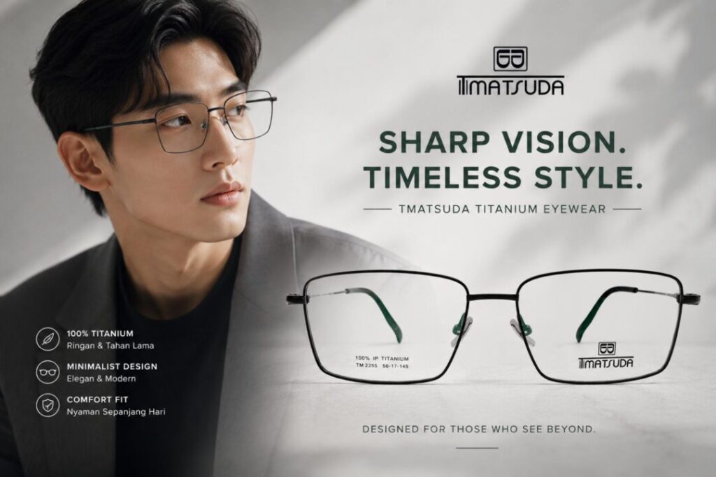 Frame Kacamata Branded TMatsuda TM 2255 C101 Cover
