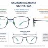 Frame Kacamata Branded TMatsuda TM 2255 C101 Ukuran