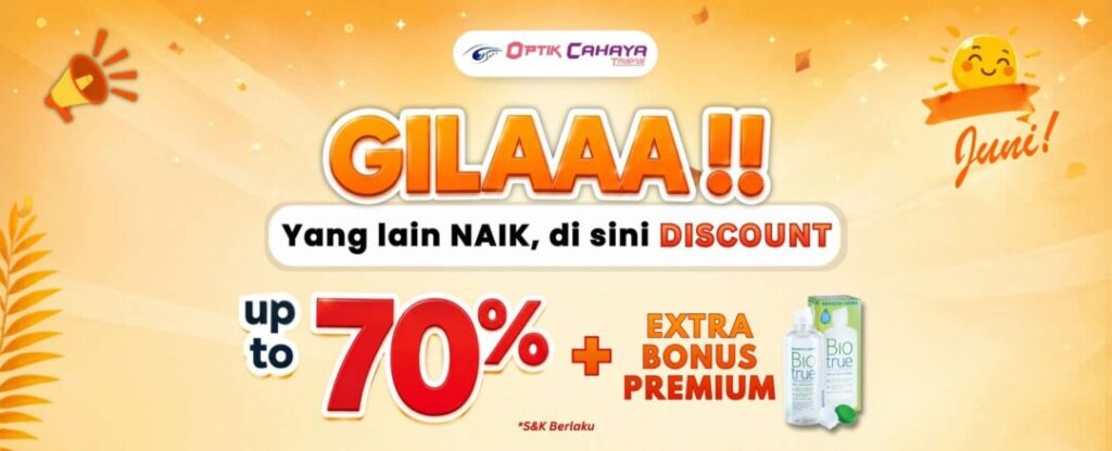 Promo Optik Cahaya Truevue Bulan ini