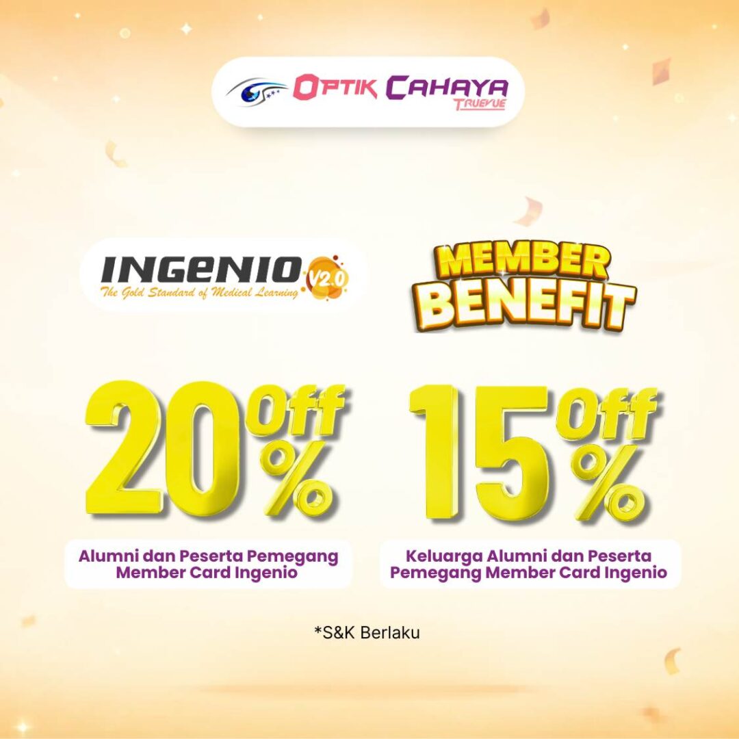 EXCLUSIVE MEMBER BENEFIT: INGENIO X OPTIK CAHAYA TRUEVUE!
