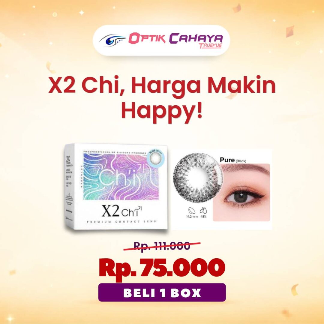 X2 Chi Cuma 75 Ribu! Bikin Mata Lebih Stand Out Tanpa Bikin Kantong Khawatir