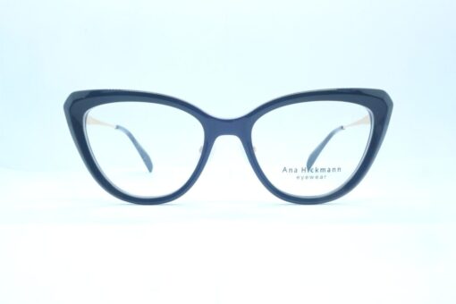 Frame Kacamata Branded Ana Hickman AH6582IN A01 Tampak Depan