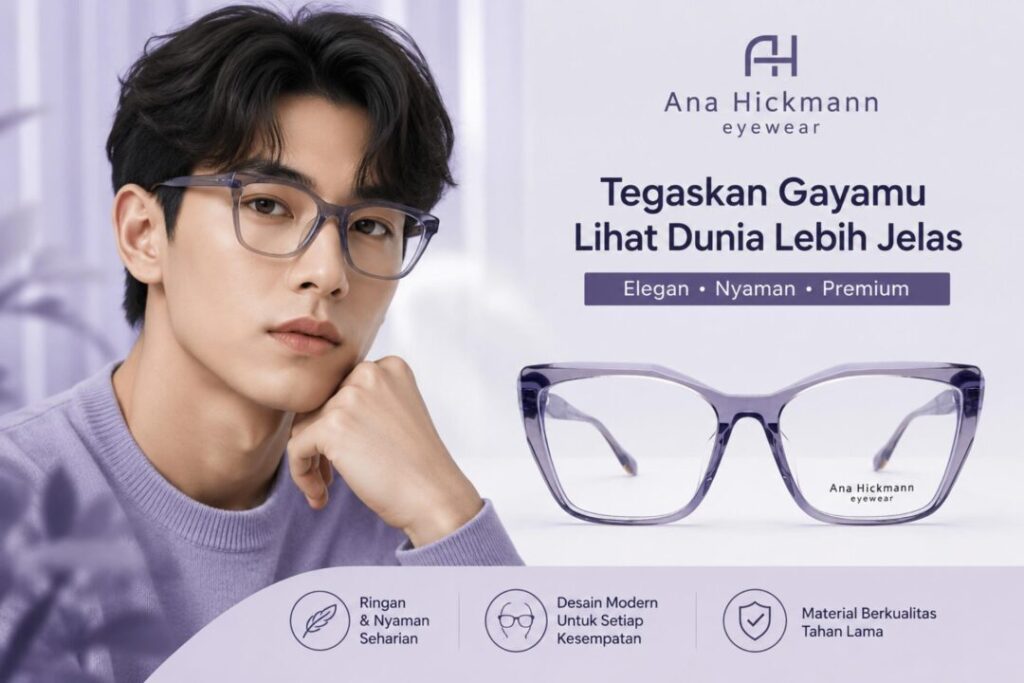 Frame Kacamata Branded Ana Hickman AH6590IN H02 Cover