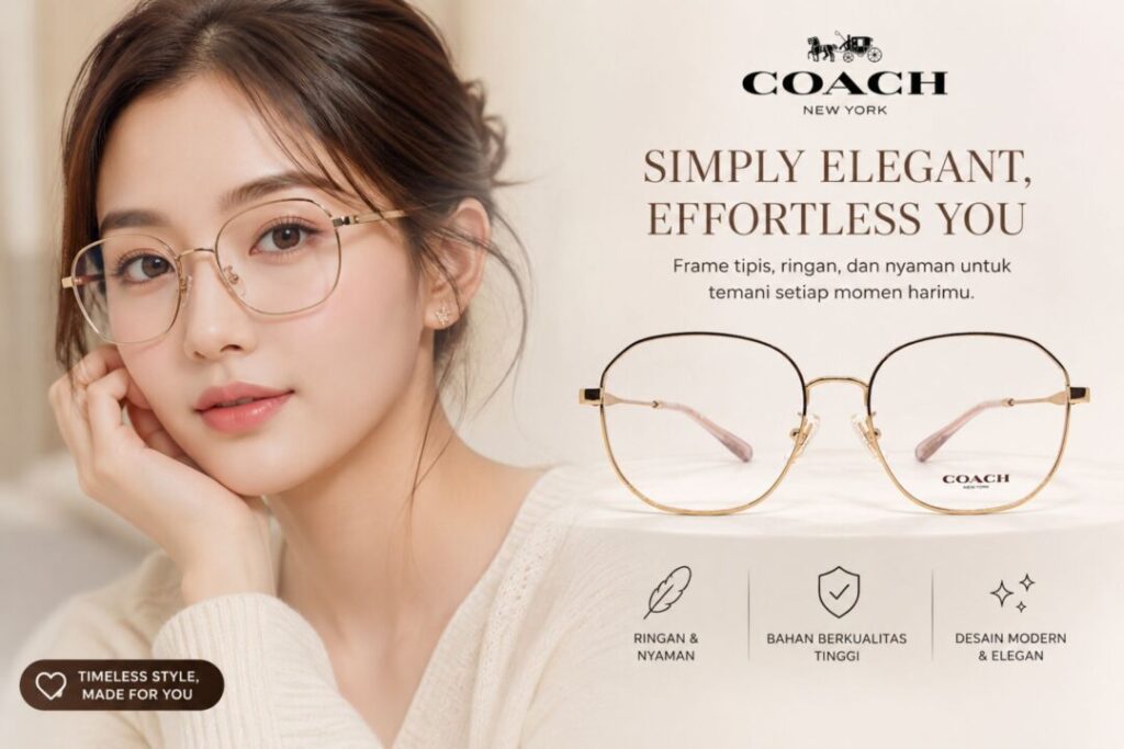 Frame Kacamata Branded COACH HC 5187D 9407