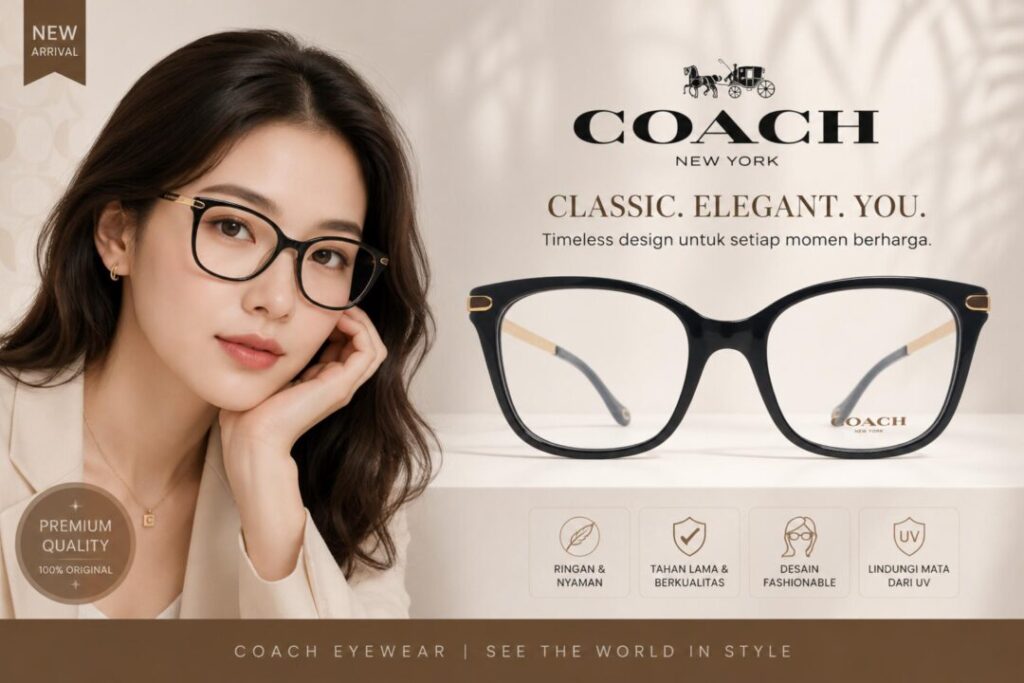 Frame Kacamata Branded COACH HC 6261BU 5002