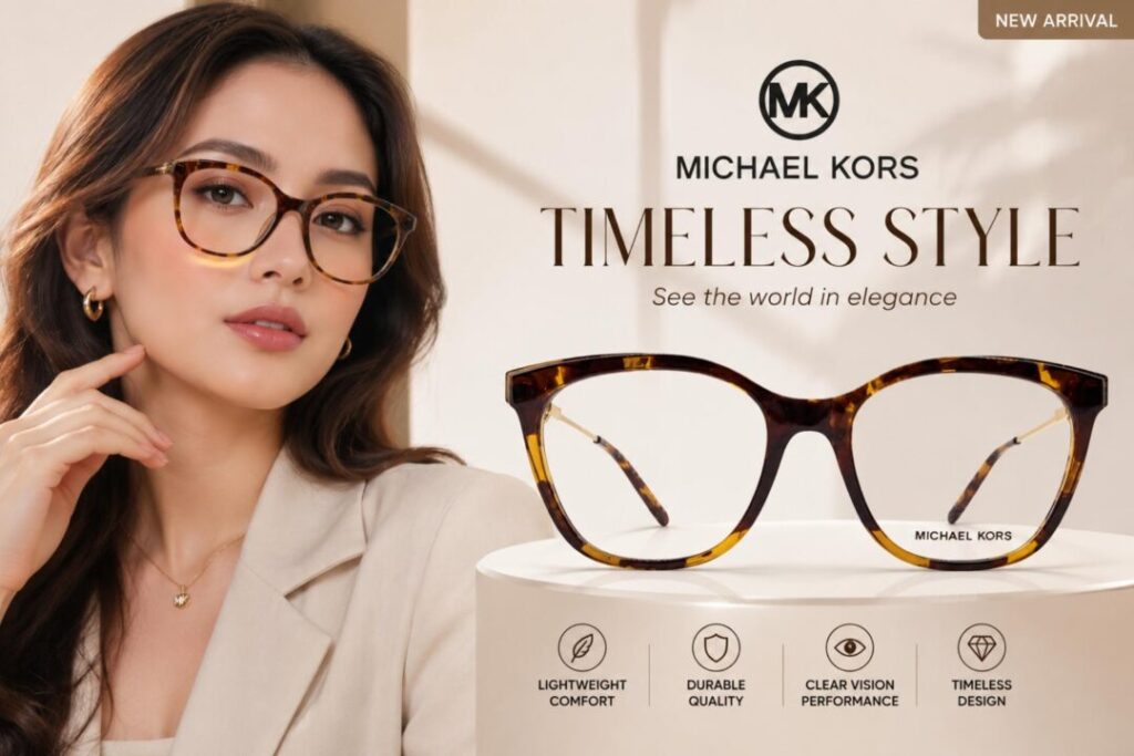 Frame Kacamata Branded Michael Kors MK 4076U Rome 3006