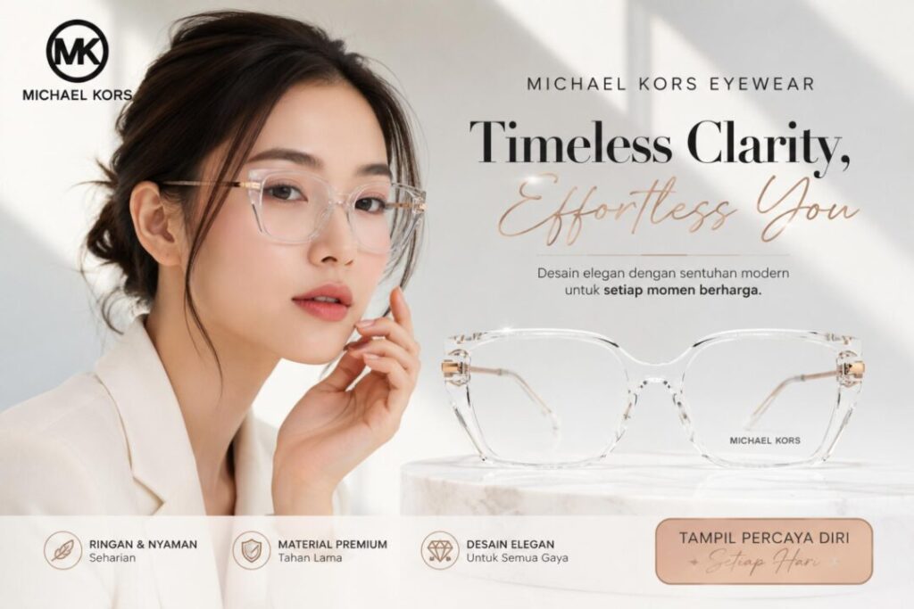 Frame Kacamata Branded Michael Kors MK 4134U 3015