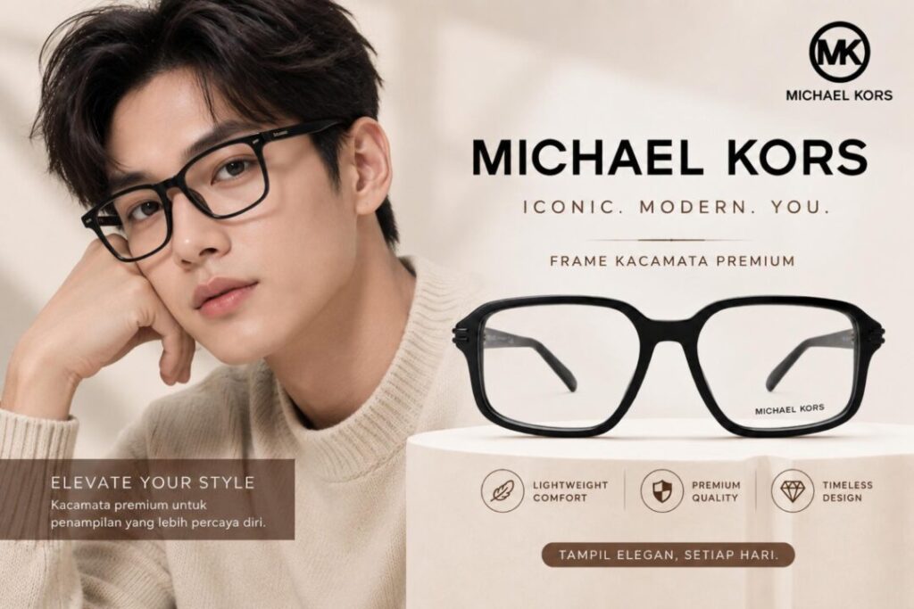 Frame Kacamata Branded Michael Kors MK 4154U 3005