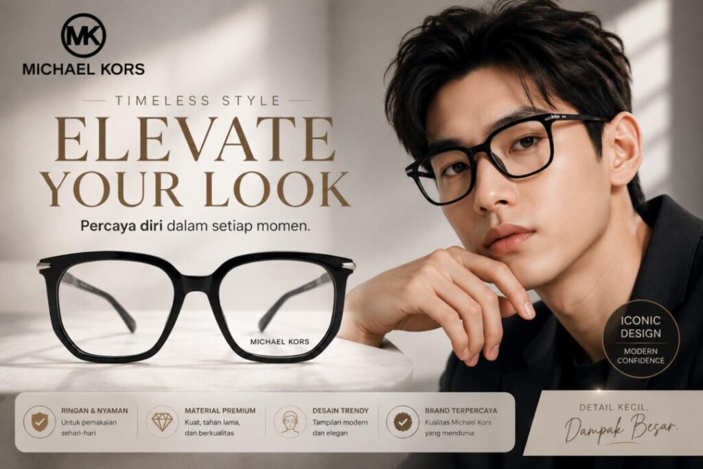 Frame Kacamata Branded Michael Kors MK 4158U 3005