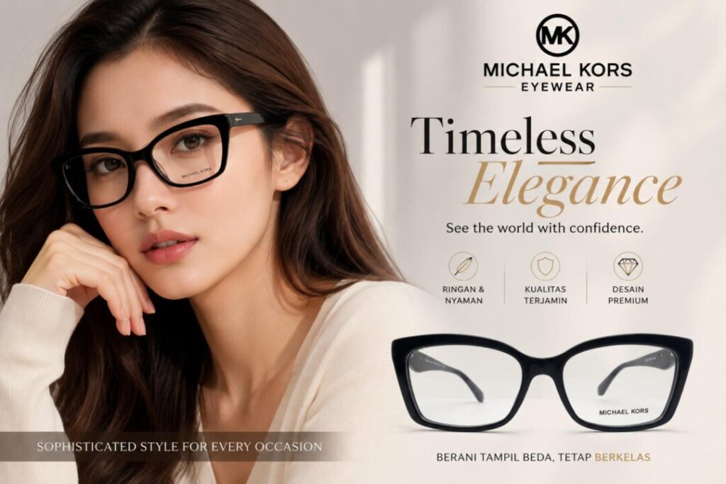 Frame Kacamata Branded Michael Kors MK 4165U 3005