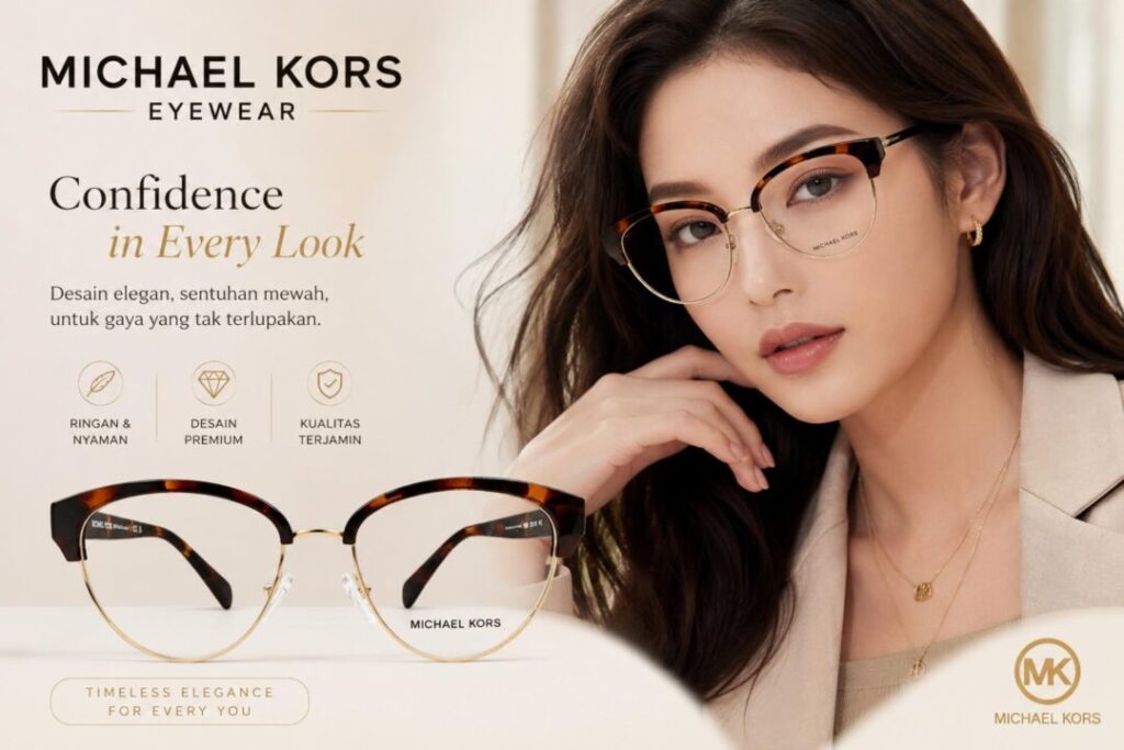 Frame Kacamata Branded Michael Kors MK 4169 Curaco 3006