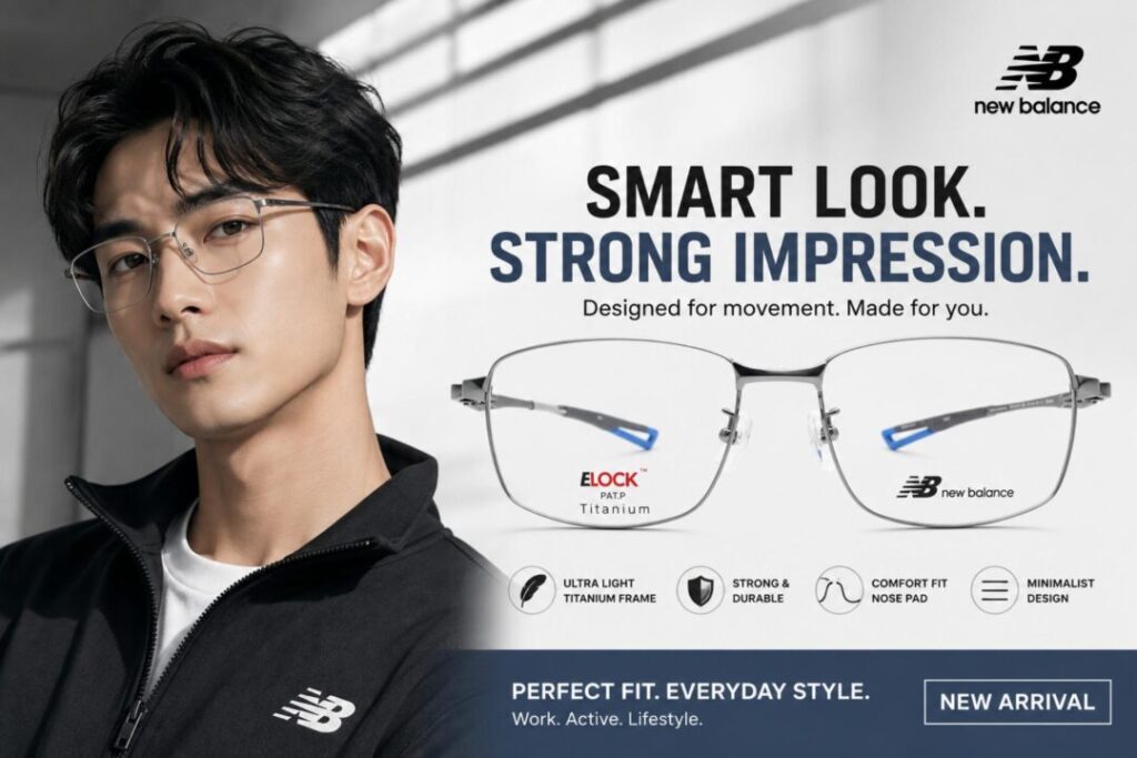 Frame Kacamata Branded New Balance NB07054 C03