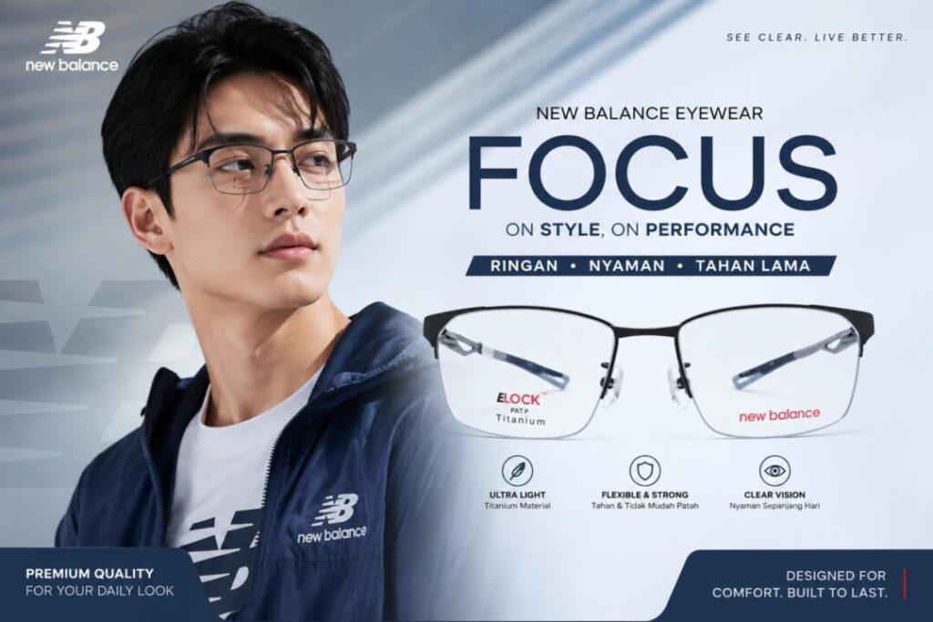 Frame Kacamata Branded New Balance NBS07094X C02 Cover