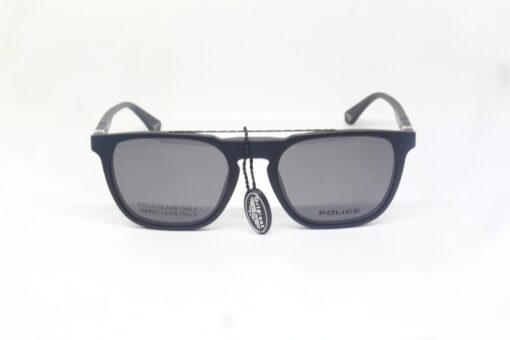 Frame Kacamata Clip On Branded Police UPLQ67 COL.U28P Tampak Depan