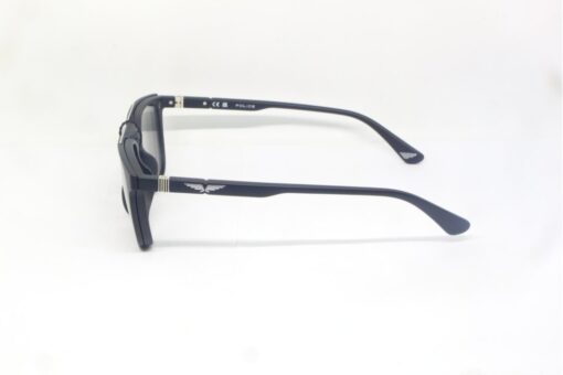 Frame Kacamata Clip On Branded Police UPLQ67 COL.U28P Tampak Samping Kiri