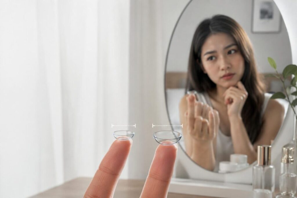 Ukuran Softlens paling kecil