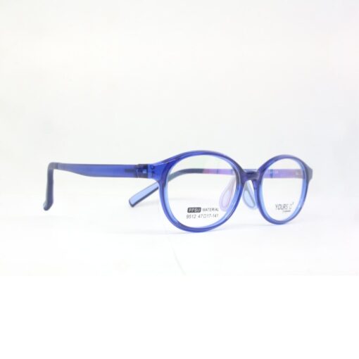 Frame Kacamata Anak Yours ID 9512 C4 Tampak Serong Kanan