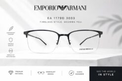 Frame Kacamata Branded Emporio Armani EA 1179D 3003