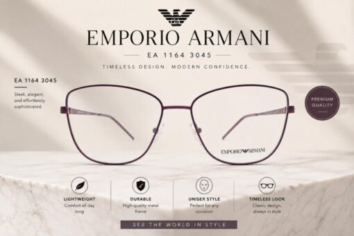 Frame Kacamata Branded Emporior Armani EA 1172 3401 Cover