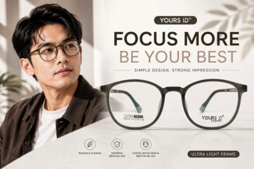 Frame Kacamata Pria Yours ID P9616 C2