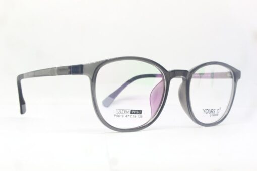 Frame Kacamata Pria Yours ID P9616 C2 Tampak Serong Kanan