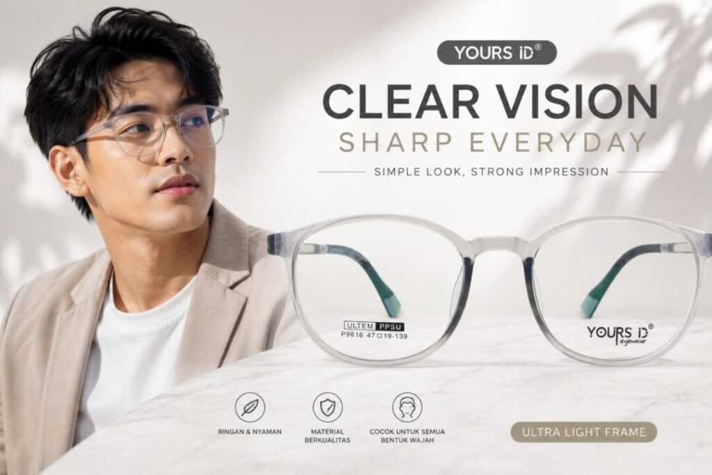Frame Kacamata Pria Yours ID P9616 C7