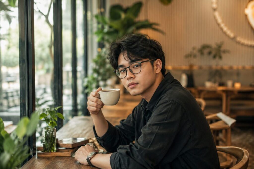 Gaya Foto di Cafe yang Estetik